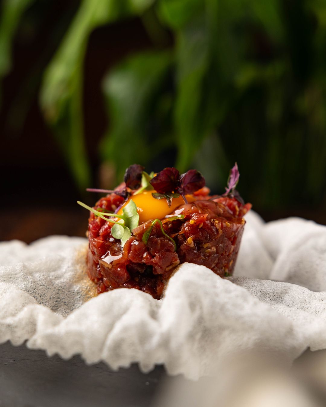 One dish Modern Korean Yukhoe Beef Tartare - 2
