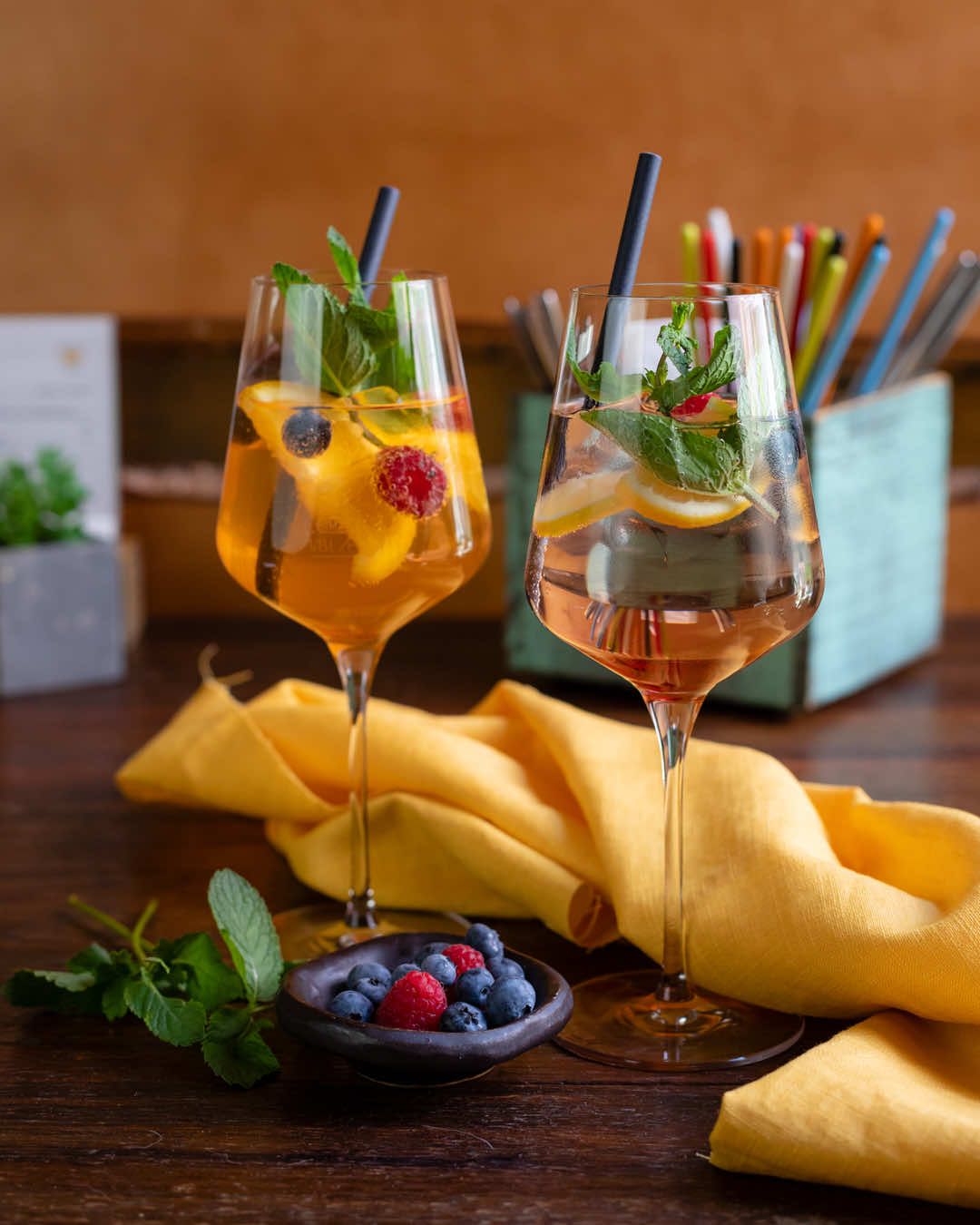 Lillet Berry Aperol- Secco